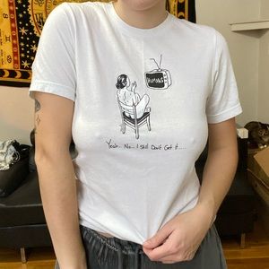 Humorous graphic t-shirt